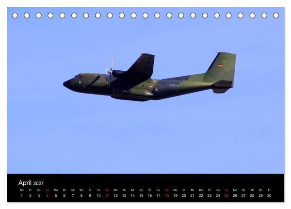 Produktbild: Milit&auml;r - Flugzeuge (Tischkalender 2027 DIN A5 quer), CALVENDO Monatskalender