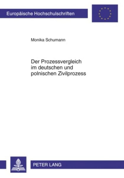 Produktbild: Der Prozessvergleich im deutschen und polnischen Zivilprozess