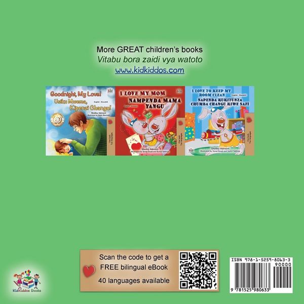 Produktbild: I Love to Brush My Teeth (English Swahili Bilingual Book for Kids)