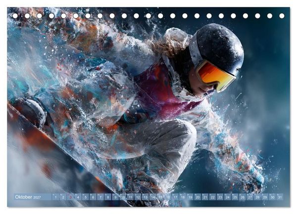 Produktbild: Gro&szlig;e Momente des Sports (Tischkalender 2027 DIN A5 quer), CALVENDO Monatskalender