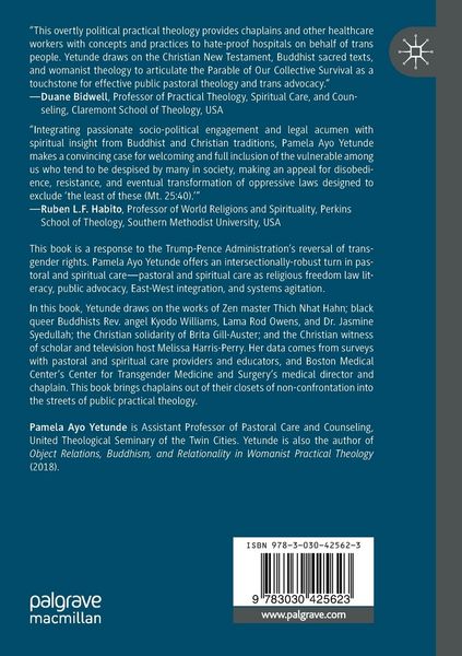 Produktbild: Buddhist-Christian Dialogue, U.S. Law, and Womanist Theology for Transgender Spiritual Care