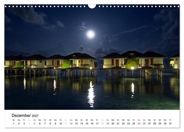Produktbild: Malediven - Das Paradies im Indischen Ozean I (Wandkalender 2027 DIN A3 quer), CALVENDO Monatskalender