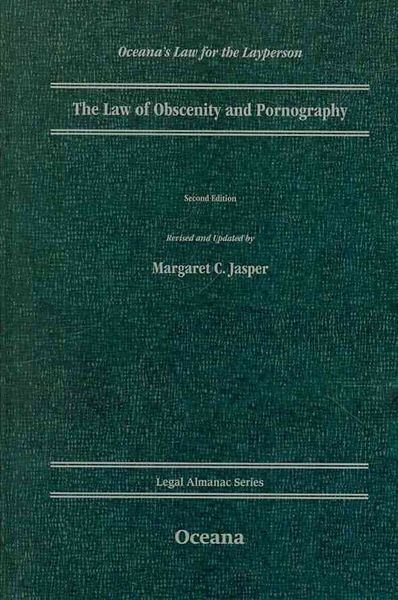Produktbild: The Law of Obscenity and Pornography