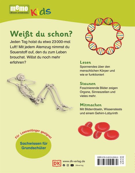 Produktbild: Der Mensch / memo Kids Band 9