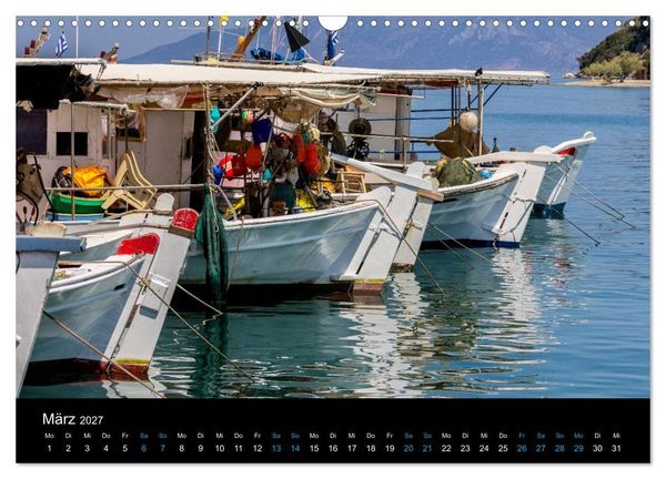Produktbild: Peloponnes, Griechisches Urgestein von grandioser Sch&ouml;nheit. Die Regionen Argolis, Korinthia und Attika (Wandkalender 2027 DIN A3 quer), CALVENDO Monatskalender