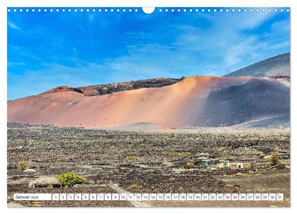 Produktbild: Lanzarote - Wo die Vulkane die Landschaft formten (Wandkalender 2026 DIN A3 quer), CALVENDO Monatskalender