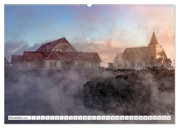 Produktbild: Neuseeland Nordinsel - Das Land der Hobbits und Vulkane (hochwertiger Premium Wandkalender 2026 DIN A2 quer), Kunstdruck in Hochglanz