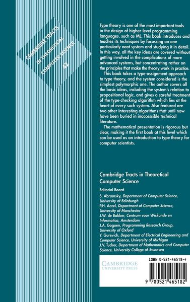 Produktbild: Basic Simple Type Theory