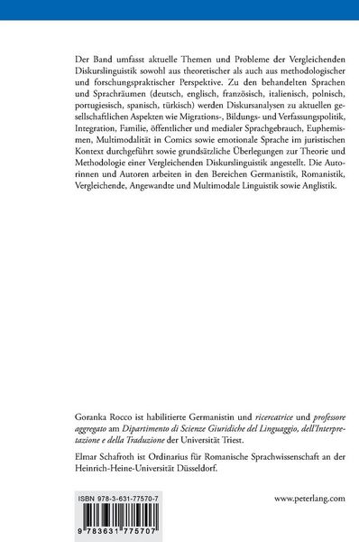 Produktbild: Vergleichende Diskurslinguistik. Methoden und Forschungspraxis
