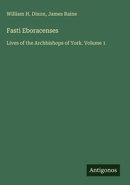 Produktbild: Fasti Eboracenses