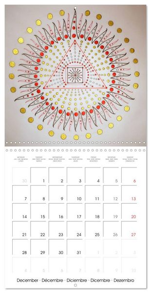 Produktbild: Sacred Geometry Healing (Wall Calendar 2026 12 &times; 12 Inch) CALVENDO 12 Month Wall Calendar