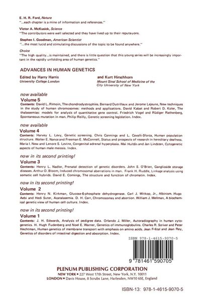 Produktbild: Advances in Human Genetics