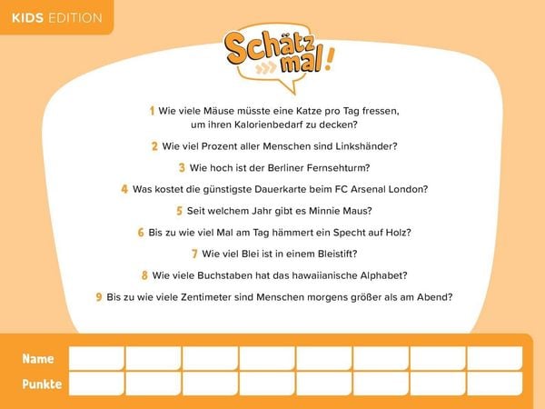 Produktbild: Sch&auml;tz mal! Kids Edition
