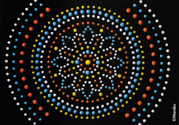 Produktbild: Marabu Dot Pen Set Mandala 4x25ml
