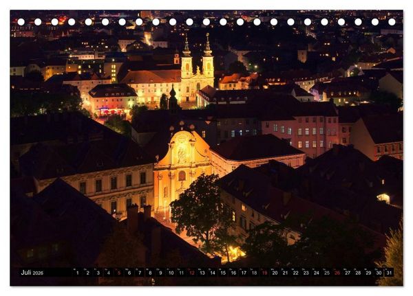 Produktbild: Graz - Metropole der Steiermark (Tischkalender 2026 DIN A5 quer), CALVENDO Monatskalender