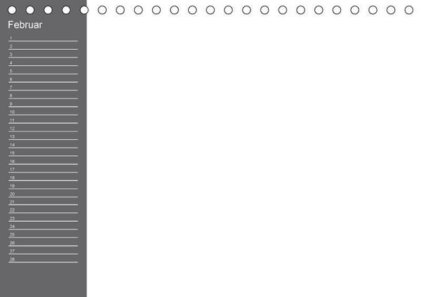 Produktbild: Bastelkalender mit Planerfunktion / F&uuml;r Schwarz - Wei&szlig; - Seher (Tischkalender immerw&auml;hrend DIN A5 quer)