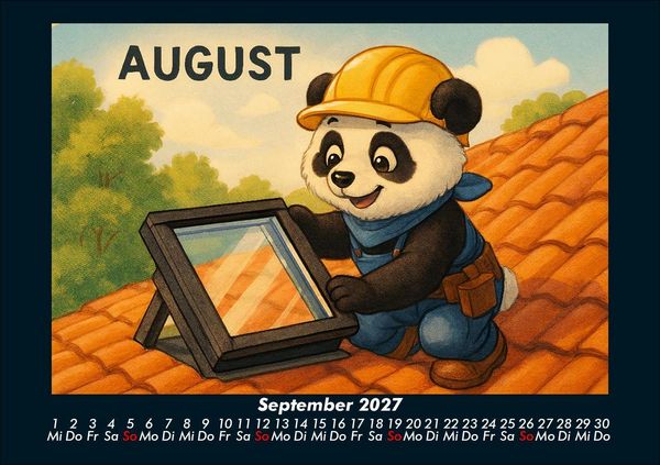 Produktbild: Pippin als Dachdecker-Azubi 2027 Fotokalender DIN A5