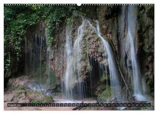 Produktbild: Wasserf&auml;lle der Welt 2026 (Wandkalender 2026 DIN A2 quer), CALVENDO Monatskalender