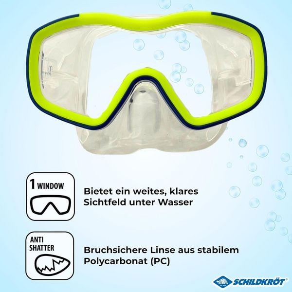 Produktbild: Schildkr&ouml;t 940015 - TOKU Junior Schnorchel Set, 2-teilig, ab 4 Jahren