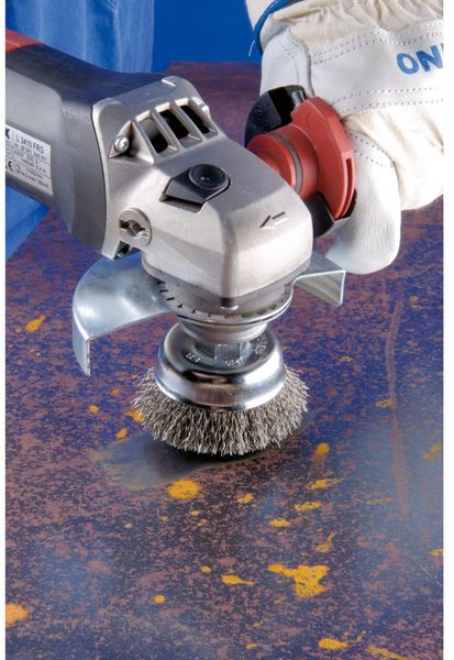 Produktbild: PFERD TOOLS Topfb&uuml;rste ungezopft TBU &Oslash; 60 mm M14 Stahl-Draht-&Oslash; 0,30 f&uuml;r Winkelschleifer POS TBU 60/M14 ST 0,30 43468902 1 St.
