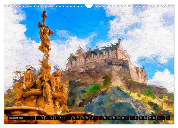 Produktbild: Castles of Scotland (Wall Calendar 2026 DIN A3 landscape), CALVENDO 12 Month Wall Calendar