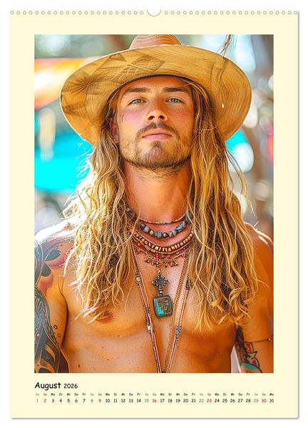 Produktbild: Gay Cowboys. Queerdos. Wild, sch&ouml;n und ungez&auml;hmt (Wandkalender 2026 DIN A2 hoch), CALVENDO Monatskalender