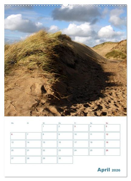 Produktbild: Sylter D&uuml;nen (Wandkalender 2026 DIN A2 hoch), CALVENDO Monatskalender