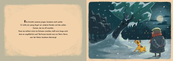 Lulu im Schnee.