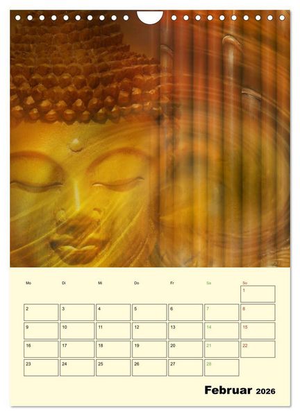 Produktbild: Buddhismus (Wandkalender 2026 DIN A4 hoch), CALVENDO Monatskalender