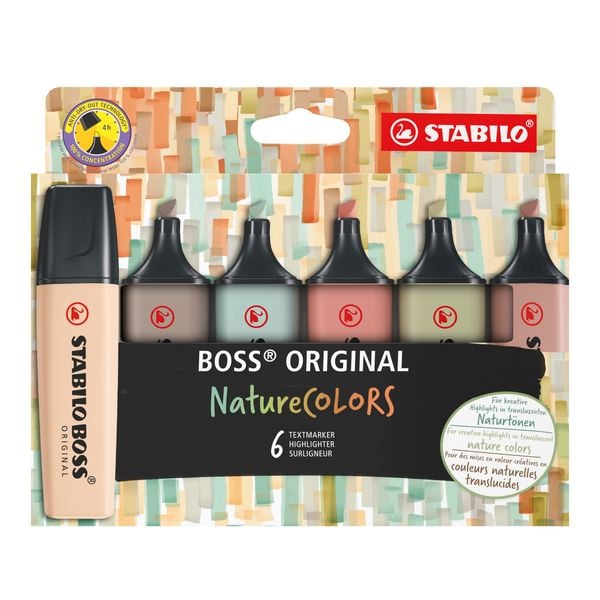 Produktbild: STABILO Textmarker BOSS ORIGINAL NatureCOL.
