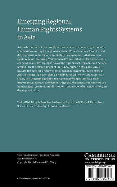 Produktbild: Emerging Regional Human Rights Systems in Asia