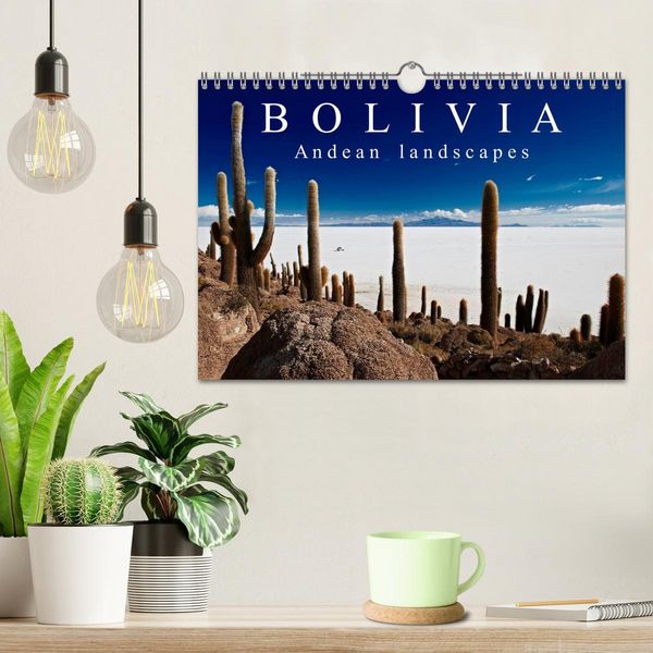 Produktbild: Bolivia Andean landscapes / UK-Version (Wall Calendar 2026 DIN A4 landscape), CALVENDO 12 Month Wall Calendar