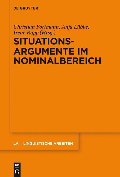 Produktbild: Situationsargumente im Nominalbereich