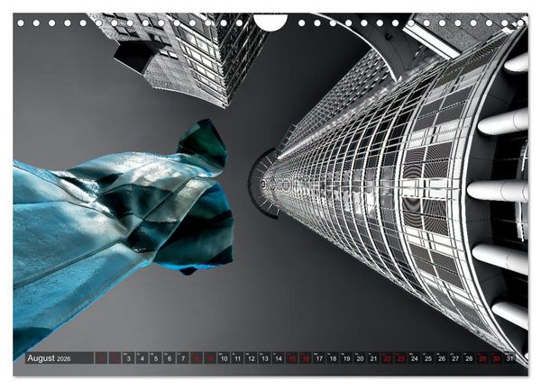 Produktbild: MAINHATTEN architektur kunst (Wandkalender 2026 DIN A4 quer), CALVENDO Monatskalender