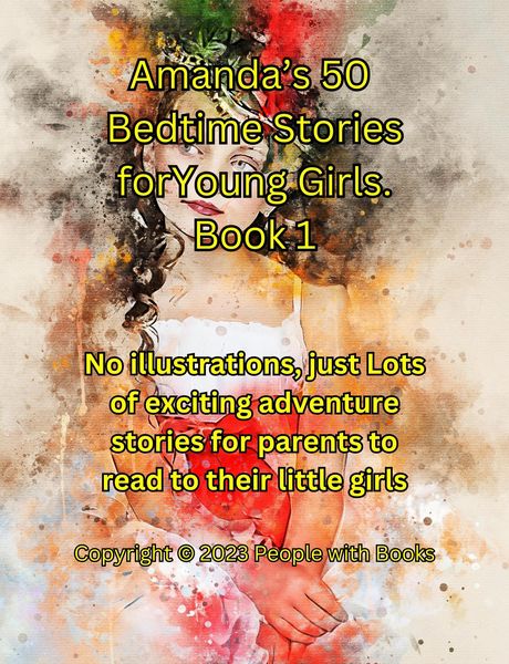 Produktbild: Amanda's 50 Bedtime Stories for Young Girls Book 1.