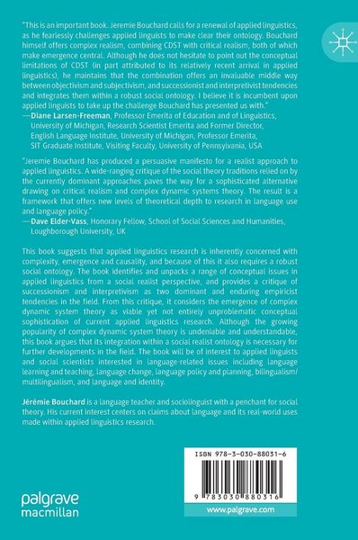 Produktbild: Complexity, Emergence, and Causality in Applied Linguistics