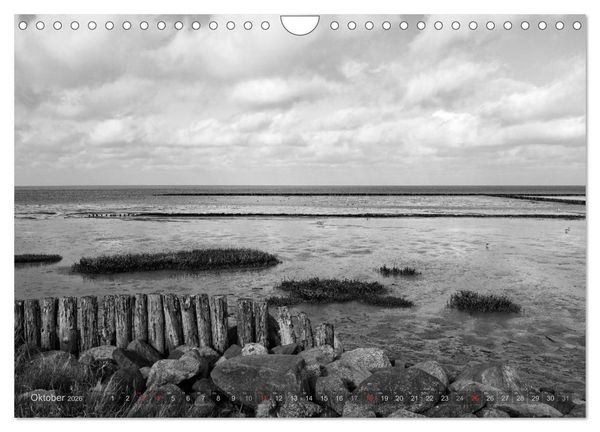 Produktbild: 54&deg;54'57"N 8&deg;19'51"E SYLT (Wandkalender 2026 DIN A4 quer), CALVENDO Monatskalender