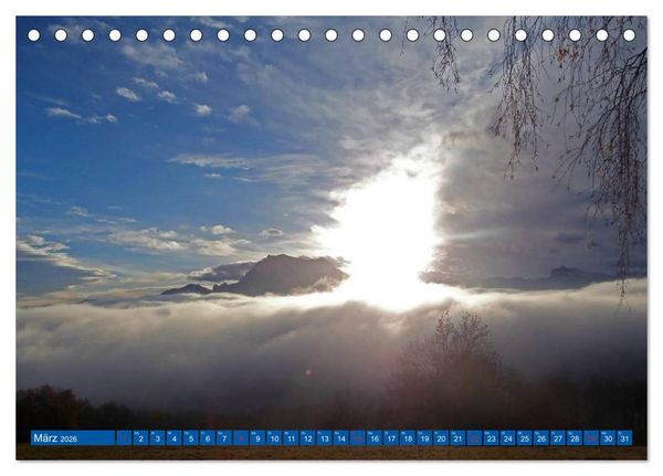 Produktbild: Der Berg und sein See (Tischkalender 2026 DIN A5 quer), CALVENDO Monatskalender