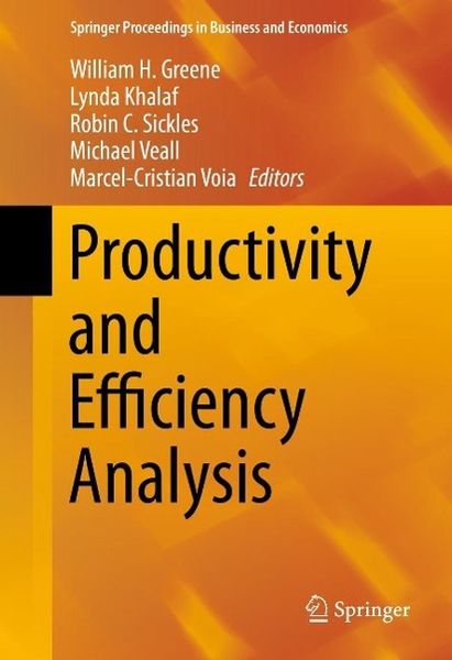 Produktbild: Productivity and Efficiency Analysis