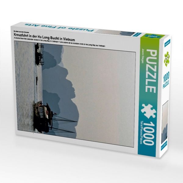 Produktbild: CALVENDO Puzzle Ein Motiv aus dem Kalender Kreuzfahrt in der Ha Long Bucht in Vietnam 1000 Teile Puzzle hoch | 1000 Teile Lege-Gr&ouml;&szlig;e 64 &times; 48 cm Foto-Puzzle f&uuml;r gl&uuml;ckliche Stunden