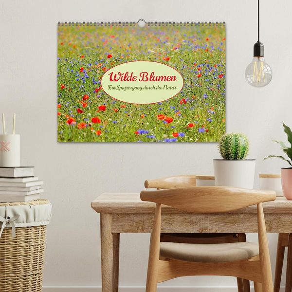Produktbild: Wilde Blumen - ein Spaziergang durch die Natur (Wandkalender 2026 DIN A3 quer), CALVENDO Monatskalender