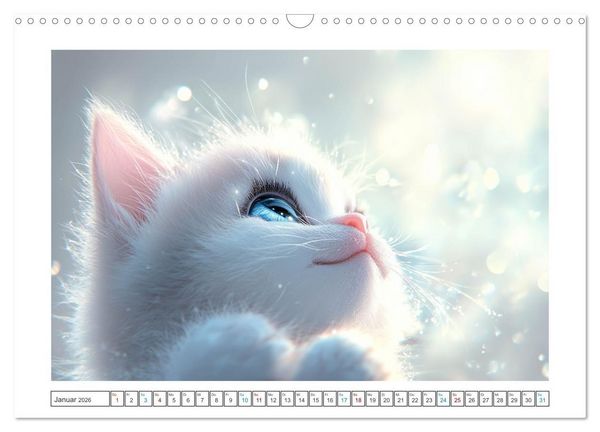 Produktbild: Samtpfoten-Sinfonie (Wandkalender 2026 DIN A3 quer), CALVENDO Monatskalender