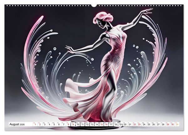 Produktbild: Elegant dancers (Wall Calendar 2026 DIN A2 landscape), CALVENDO 12 Month Wall Calendar