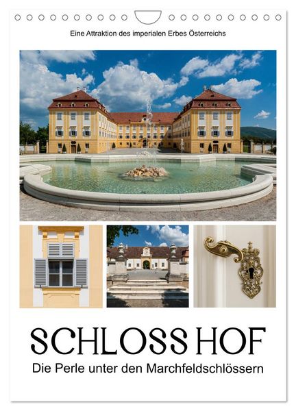 Produktbild: Schloss Hof &ndash; Die Perle unter den Marchfeldschl&ouml;ssern (Wandkalender 2026 DIN A4 hoch), CALVENDO Monatskalender