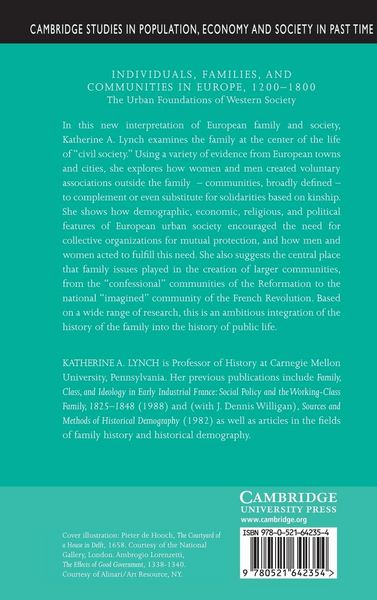Produktbild: Individuals, Families, and Communities in Europe, 1200 1800