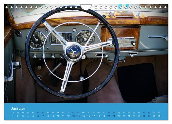 Produktbild: Mercedes Classics (Wandkalender 2026 DIN A4 quer), CALVENDO Monatskalender