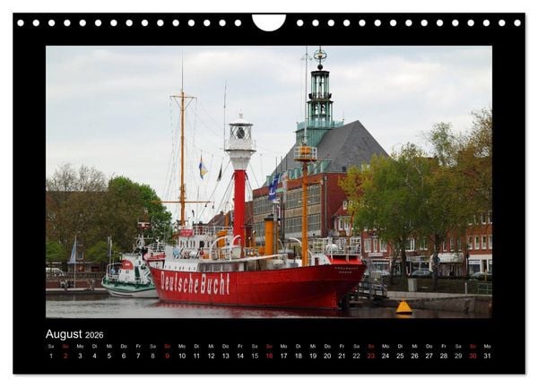 Produktbild: Auf Gro&szlig;e Fahrt - Schiffe im Hafen und auf See (Wandkalender 2026 DIN A4 quer), CALVENDO Monatskalender