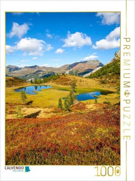 Produktbild: CALVENDO Puzzle Herbstzauber am Wildalmsee in Tweng | 1000 Teile Lege-Gr&ouml;&szlig;e 64x48cm Foto-Puzzle f&uuml;r gl&uuml;ckliche Stunden