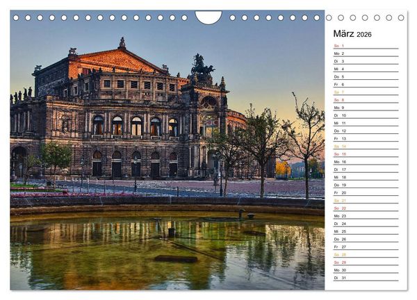 Produktbild: Dresden Bilder 2026 (Wandkalender 2026 DIN A4 quer), CALVENDO Monatskalender