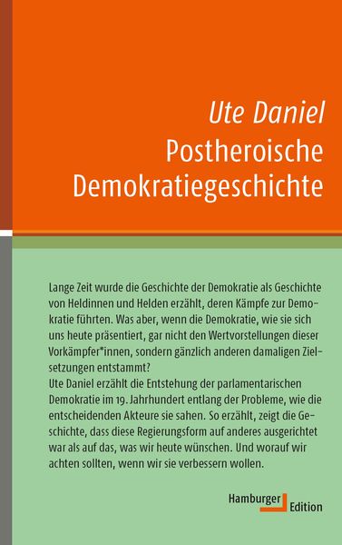 Produktbild: Postheroische Demokratiegeschichte